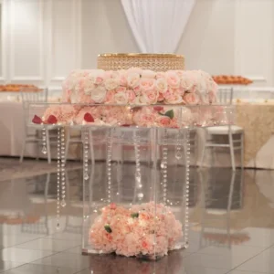 Lucite Cake Table