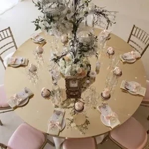 Gold Mirror Table Top - 72"