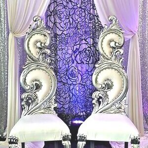 Silver Elegant Thrones